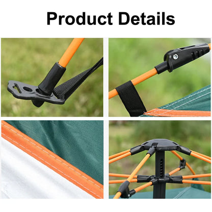 !!Survival Now™ 3-4 Person Outdoor Quick-Open Tent