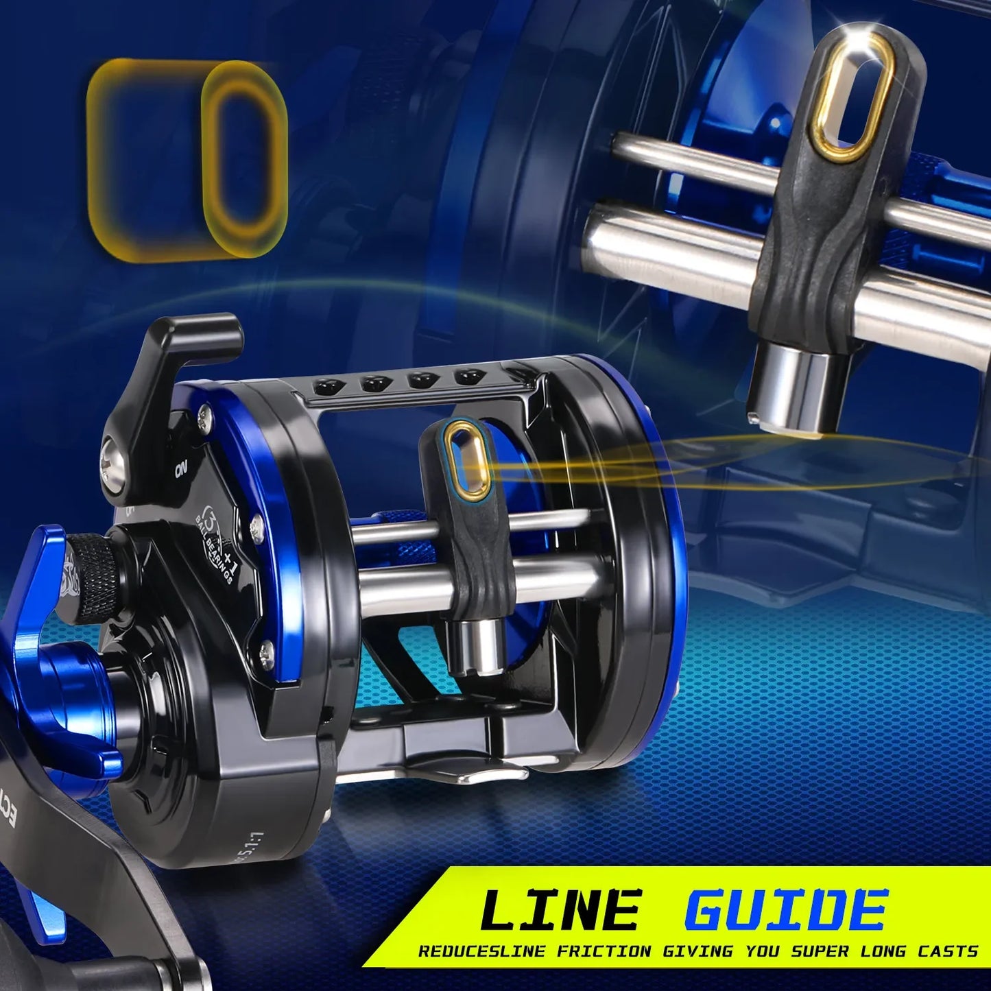 Survival Now™ Trolling Reel with Level Wind