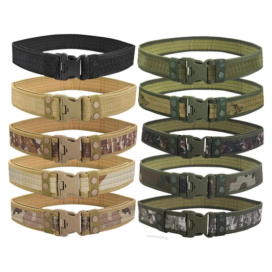 Survival Now™ Camouflage Combat Canvas Belt