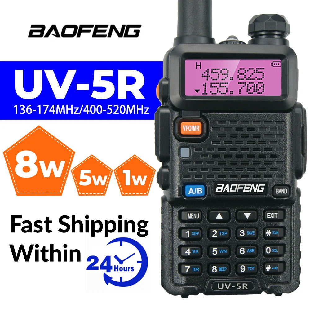 Survival Now™ UV-5R Walkie Talkie