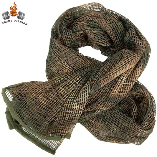 Survival Now™ Camouflage Netting Tactical Mesh Scarf