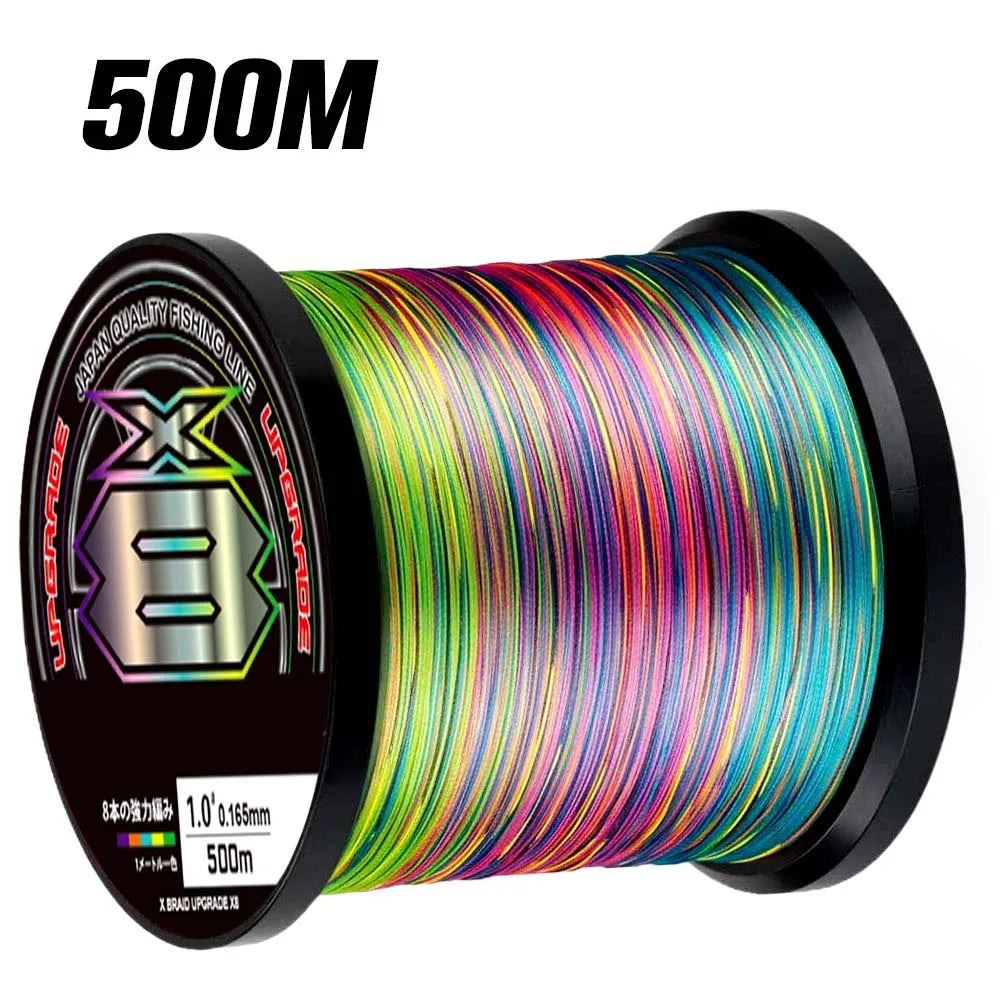 Survival Now™ Braided Green & White Fishing Line