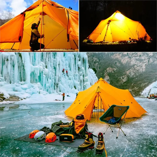 !!Survival Now™ 6-8 Person 4-Season Camping Tent