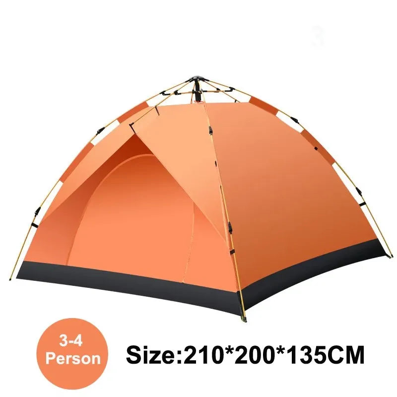 !!Survival Now™ 3-4 Person Outdoor Quick-Open Tent