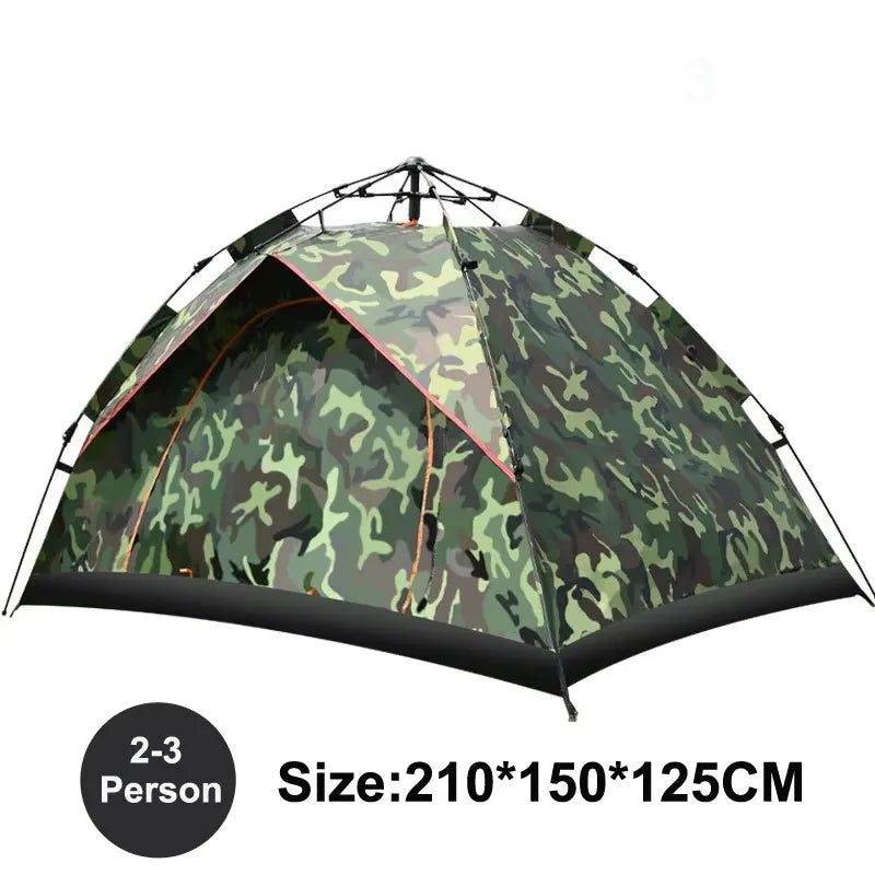 !!Survival Now™ 3-4 Person Outdoor Quick-Open Tent