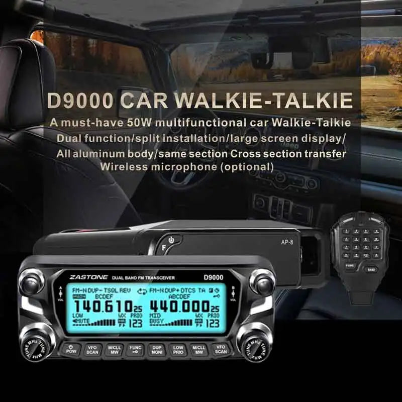 Survival Now™ D9000 Car Walkie Talkie Radio Station