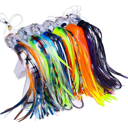 Survival Now™ Resin Head Octopus Soft Skirt Lure