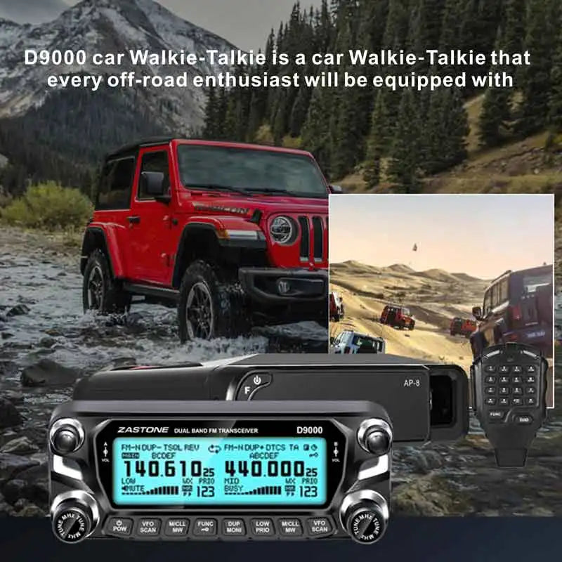 Survival Now™ D9000 Car Walkie Talkie Radio Station