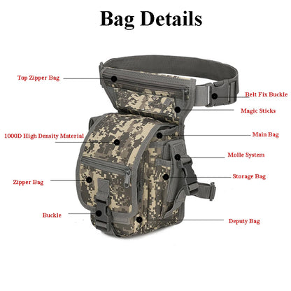 Survival Now™ Outdoor Tactical Hunting Hanging Leg Bag