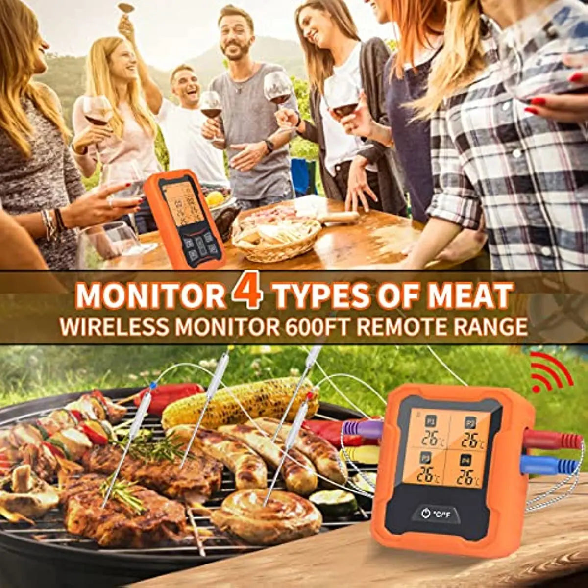 Survival Now™ Wireless Meat Thermometer