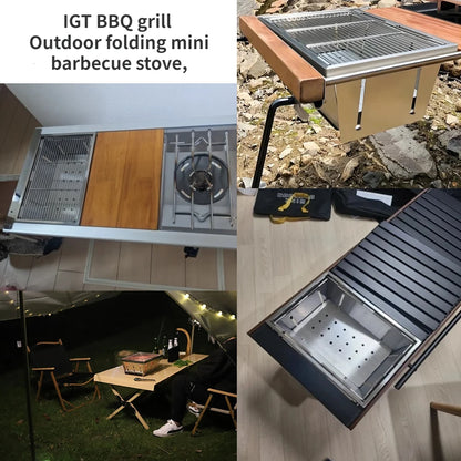 Survival Now™ Stainless Steel Barbecue Grill