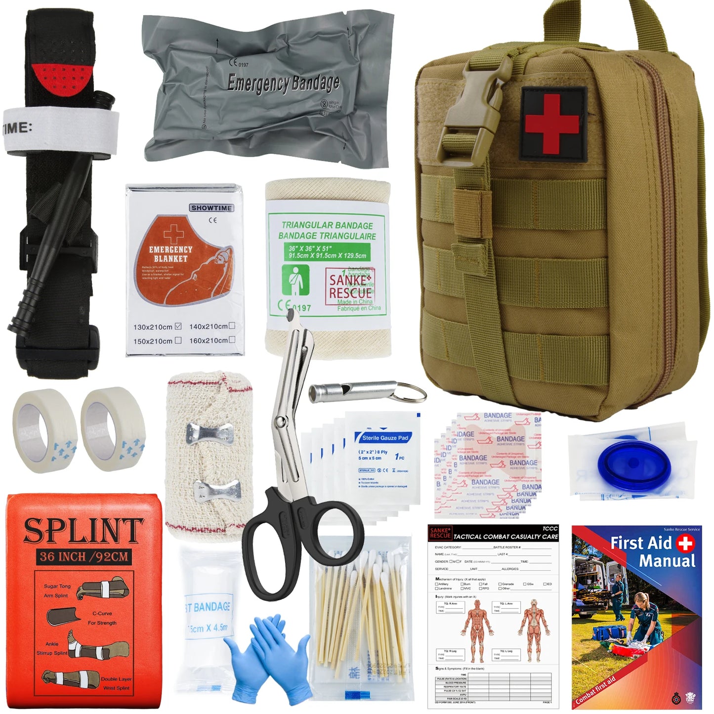 Survival Now™ Rescue EDC Pouch First Aid Kit