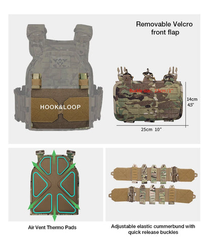 Survival Now™ Lightweight Quick Release Combat Plate Carrier