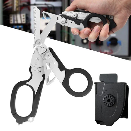 Survival Now™ 6-in-1 Foldable Medical Emergency Response Scissors