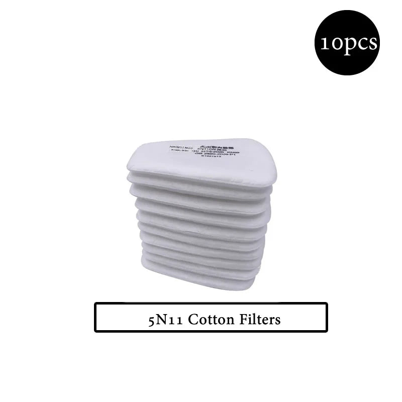 !!Survival Now™ 5N11 Cotton Filters for 6200/7502/6800 Gas Dust Mask