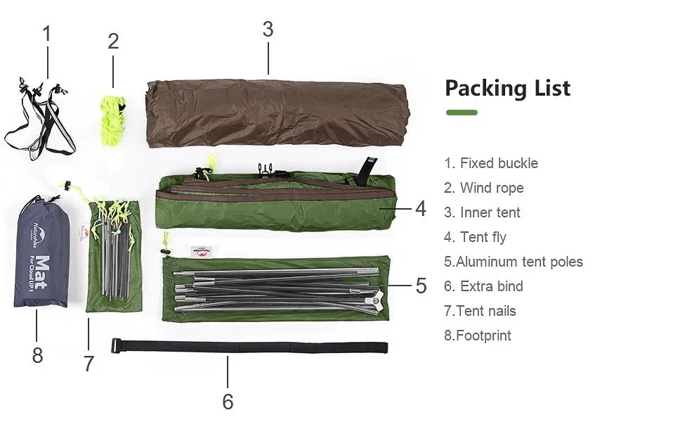 !!Survival Now™ 3-Person Backpacking Tent