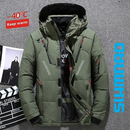 Survival Now™ Goose Down Jacket & Tactical Pants Winter Fishing Suit