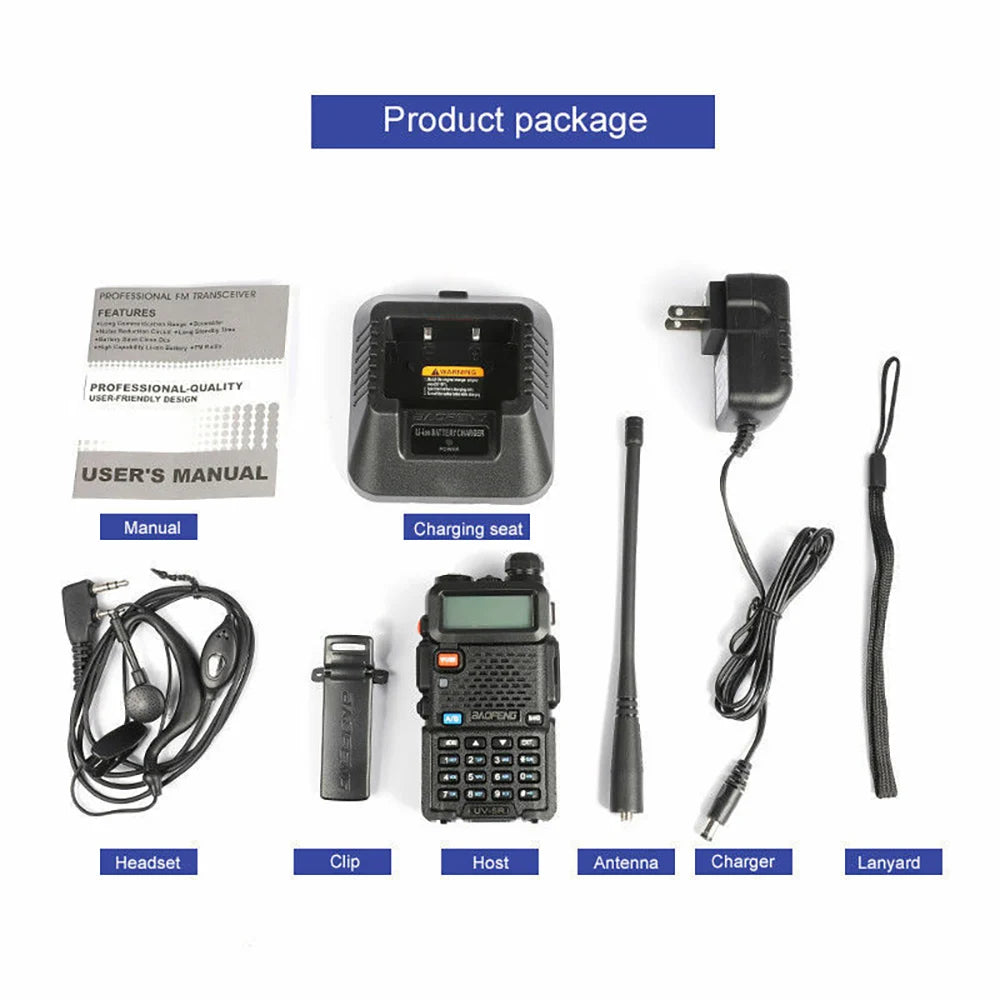 Survival Now™ UV-5R Walkie Talkie