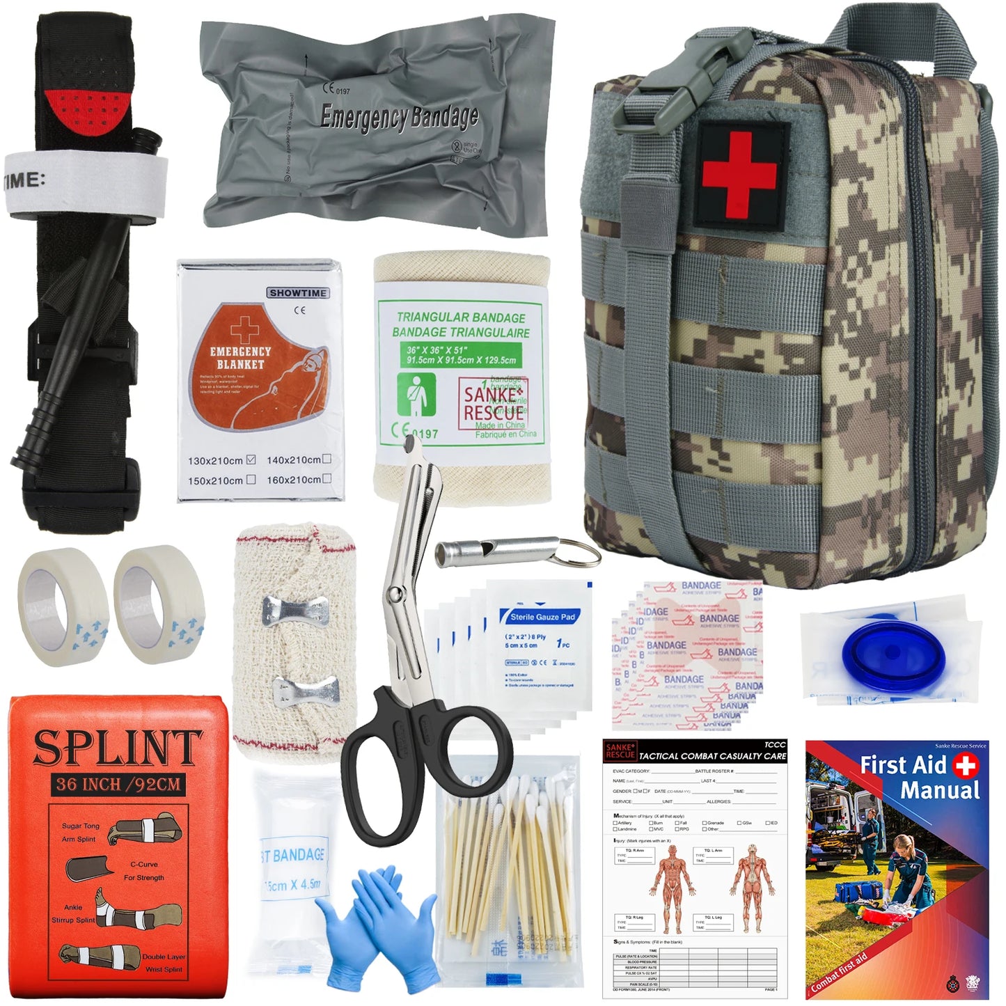 Survival Now™ Rescue EDC Pouch First Aid Kit