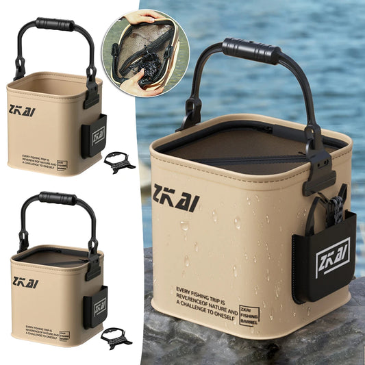 Survival Now™ 8L/13L Foldable Fishing Bucket