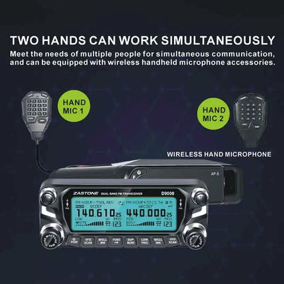 Survival Now™ D9000 Car Walkie Talkie Radio Station