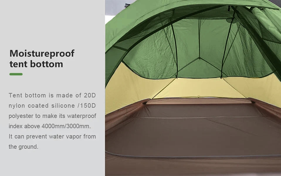 !!Survival Now™ 3-Person Backpacking Tent