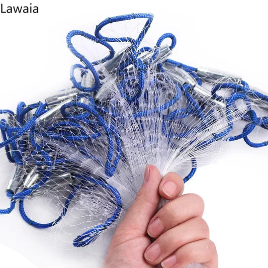 Survival Now's™ Monofilament Nylon Fishing Net with Aluminum Ring