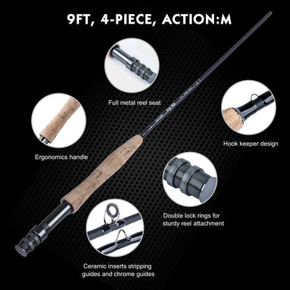 Survival Now™ Fly Fishing Rod Set