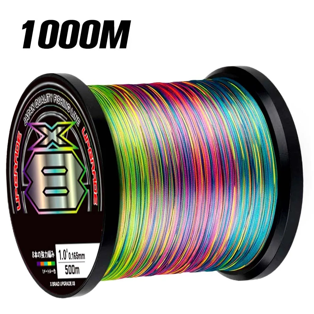 Survival Now™ Braided Green & White Fishing Line