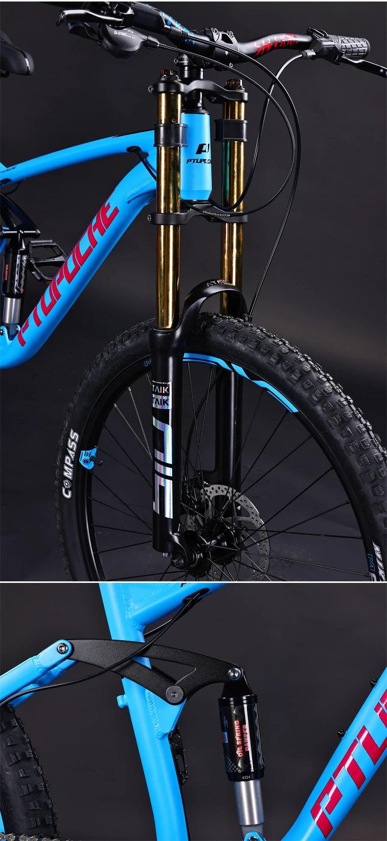 Survival Now™ Soft Tail Mountain Bike