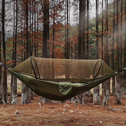 Survival Now™ Portable Outdoor Camping Hammock with Mosquito Net